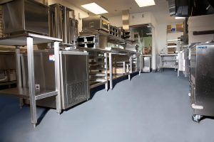 Commercial Epoxy coatings of a restaurant kitchen in Mississippi ICM Coating Masters