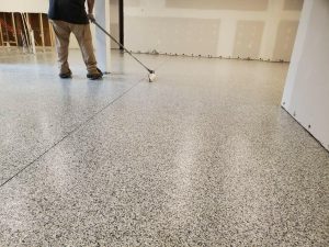 basement epoxy coatings in a Mississippi home by Hermetic Coatings