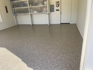 garage with winter coatings for the cold weather